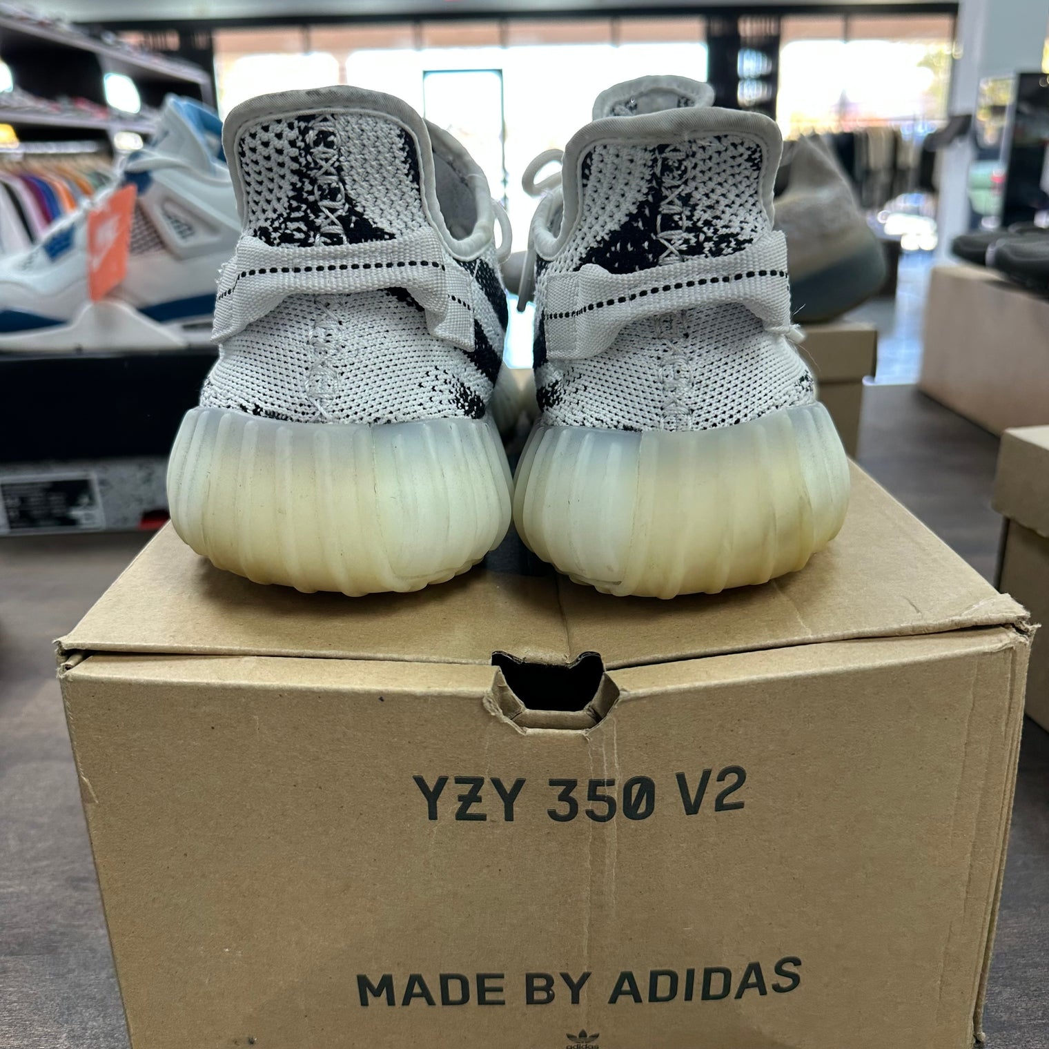 Zebra Yeezy 350 V2 (USED)