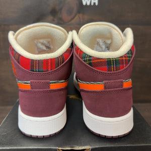 Jordan 1 Mid SE Plaid (GS) - Image 4