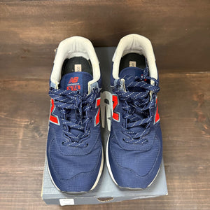 Blue Red New Balance 574 Size 10.5 (Pre-Owned) - Image 3