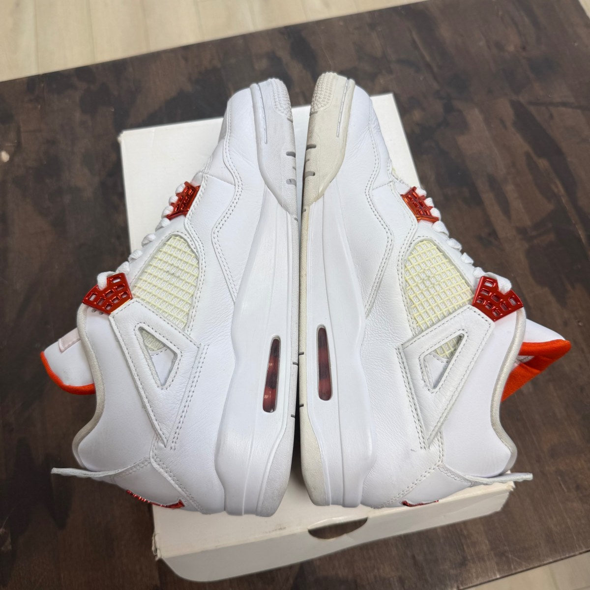 Jordan 4 Retro Metallic Orange - Image 4