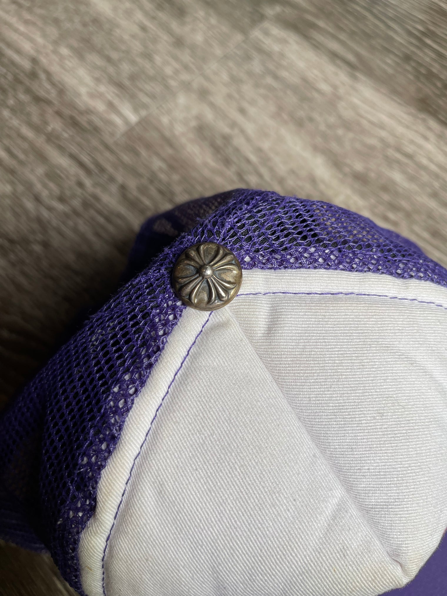 Chrome Hearts Pink Purple Hollywood Trucker Hat (USED)