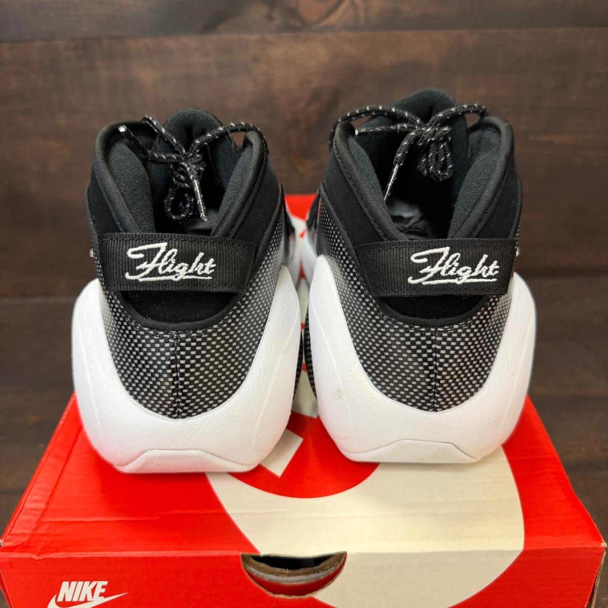 Nike Air Zoom Flight 95 OG Black Metallic Silver (2022) - Image 4