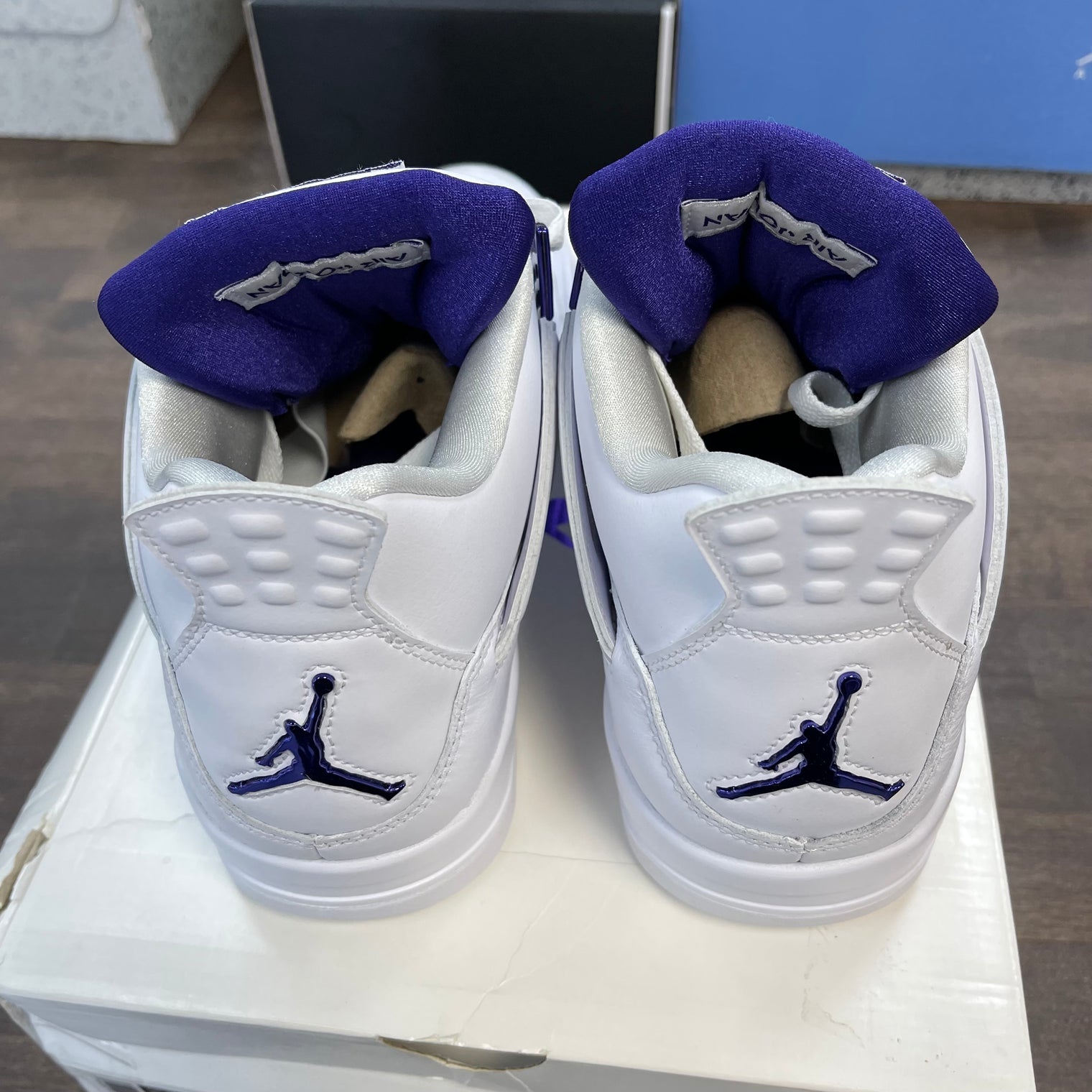 Purple Metallic Jordan 4 (USED)