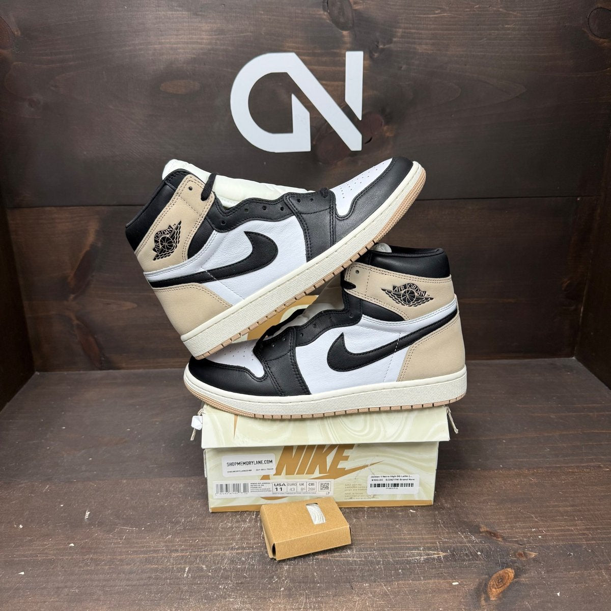 Jordan 1 Retro High OG Latte (Women's) Size 11W - front