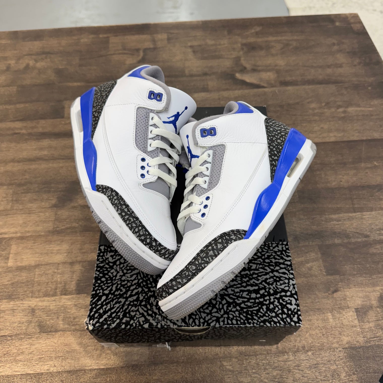Racer Blue Jordan 3 (USED)