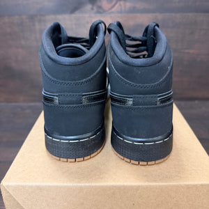 Jordan 1 Mid Black White Gold (GS) Size 7.5Y (Pre-Owned) - Image 4