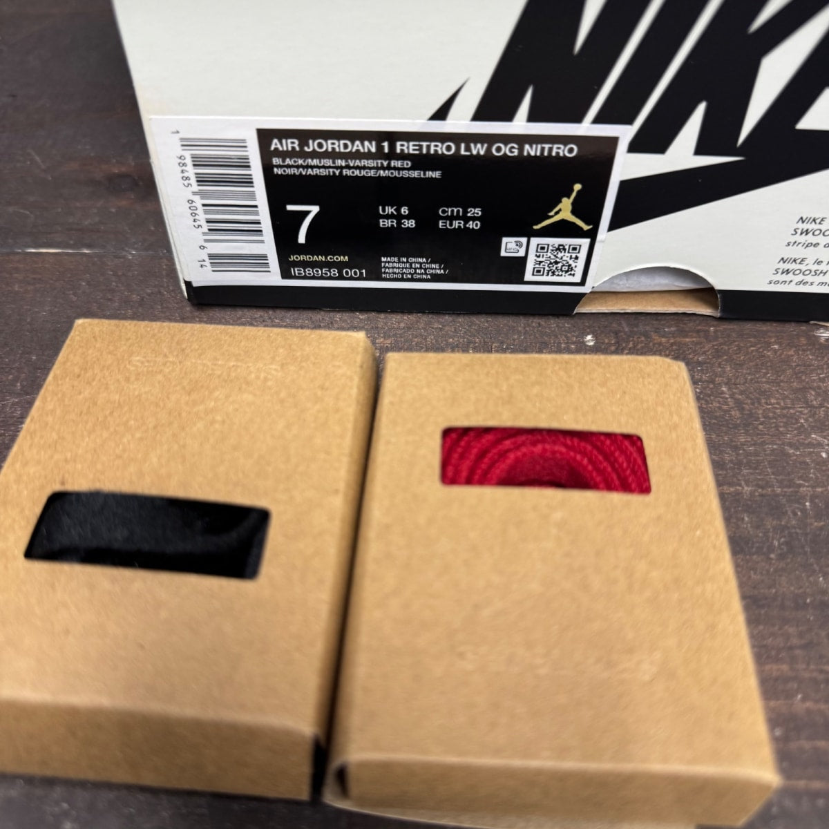 Jordan 1 Retro Low OG Nigel Sylvester Better With Time Size 7 (Pre-Owned) - Image 7
