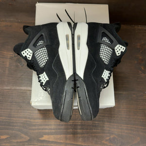 Jordan 4 Retro White Thunder Size 8.5 (Pre-Owned) - aux