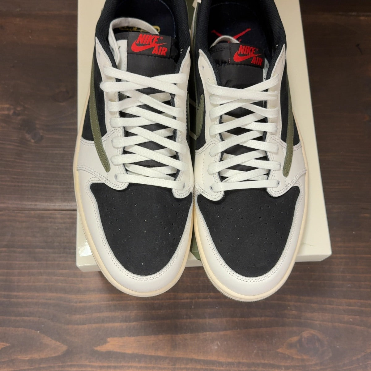 Jordan 1 Retro Low OG SP Travis Scott Olive (Women's) - Image 3