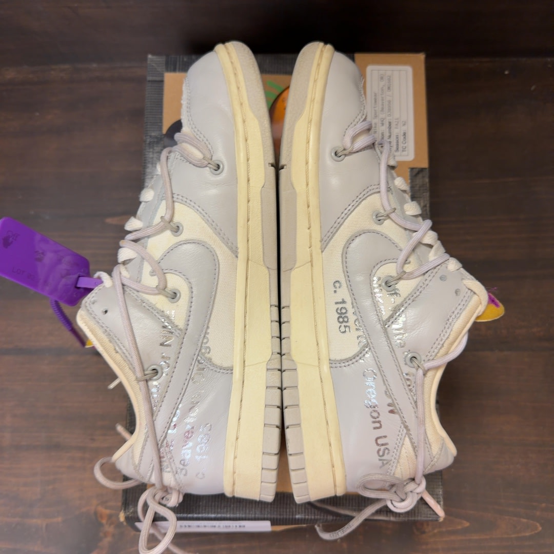 Nike Dunk Low Off-White Lot 3 - Image 6