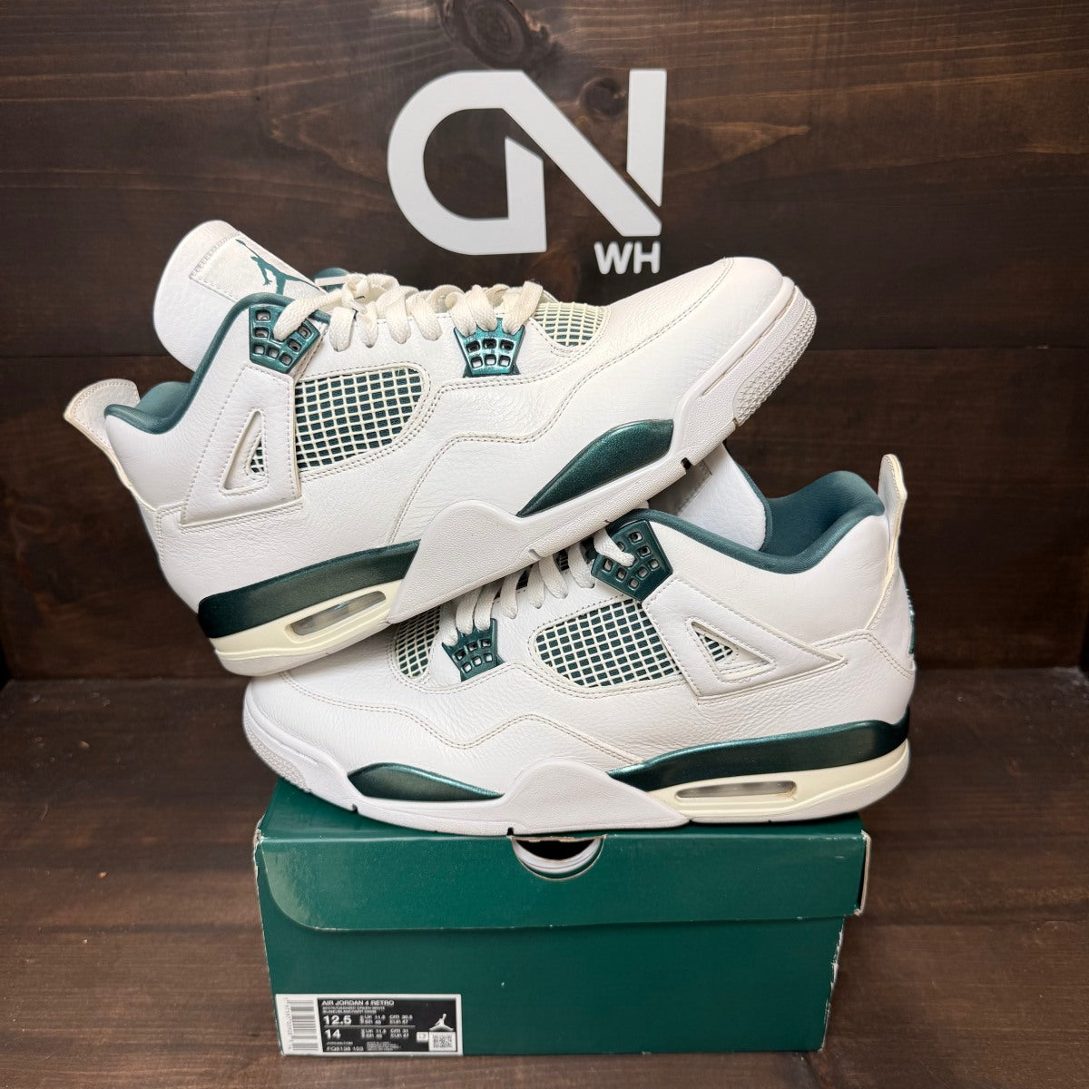 Jordan 4 Retro Oxidized Green - Image 1