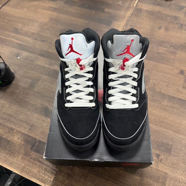 Black Metallic Reimagined Jordan 5 Retro OG (USED)