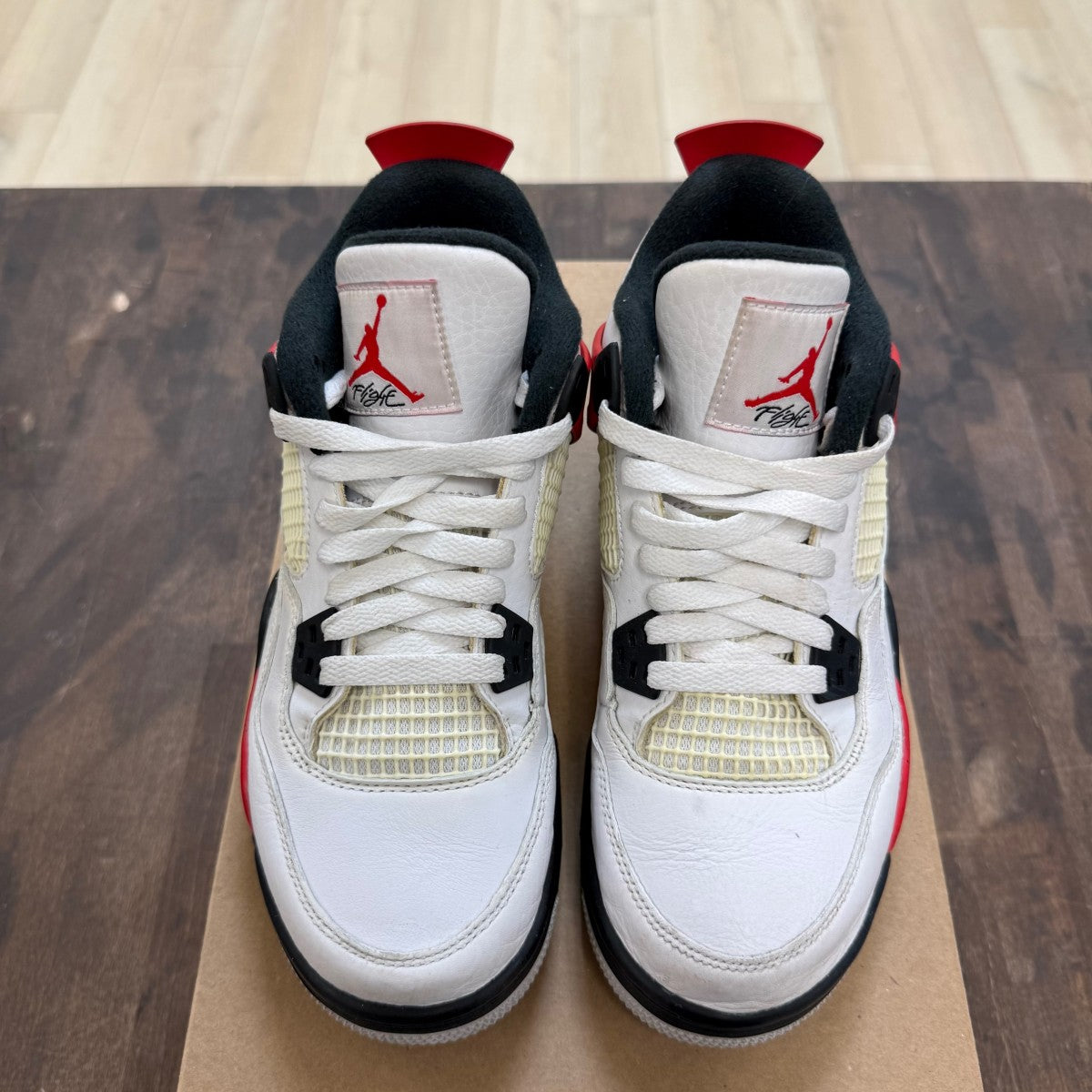 Jordan 4 Retro Red Cement (GS) Size 6Y (Pre-Owned) - Image 2