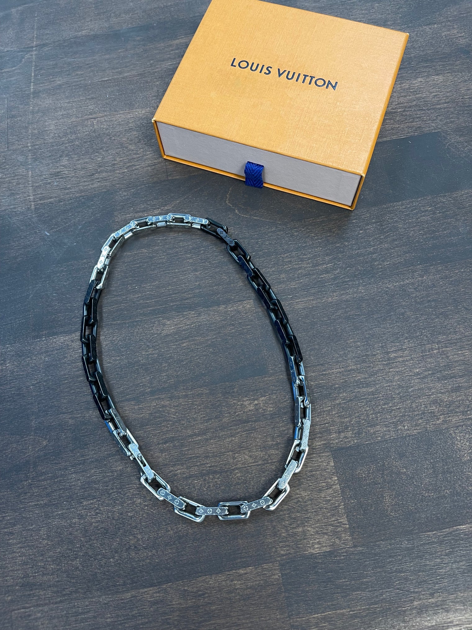 Louis Vuitton Monogram Chain Necklace (USED)