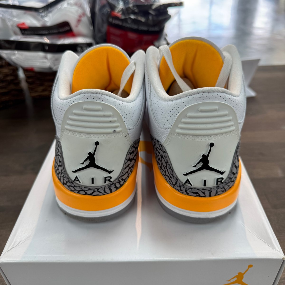 Jordan 3 Retro Laser Orange (Women's) - Image 4