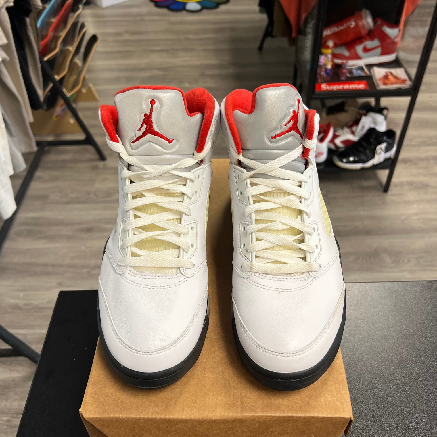 Jordan 5 Fire Red (USED, No Box)