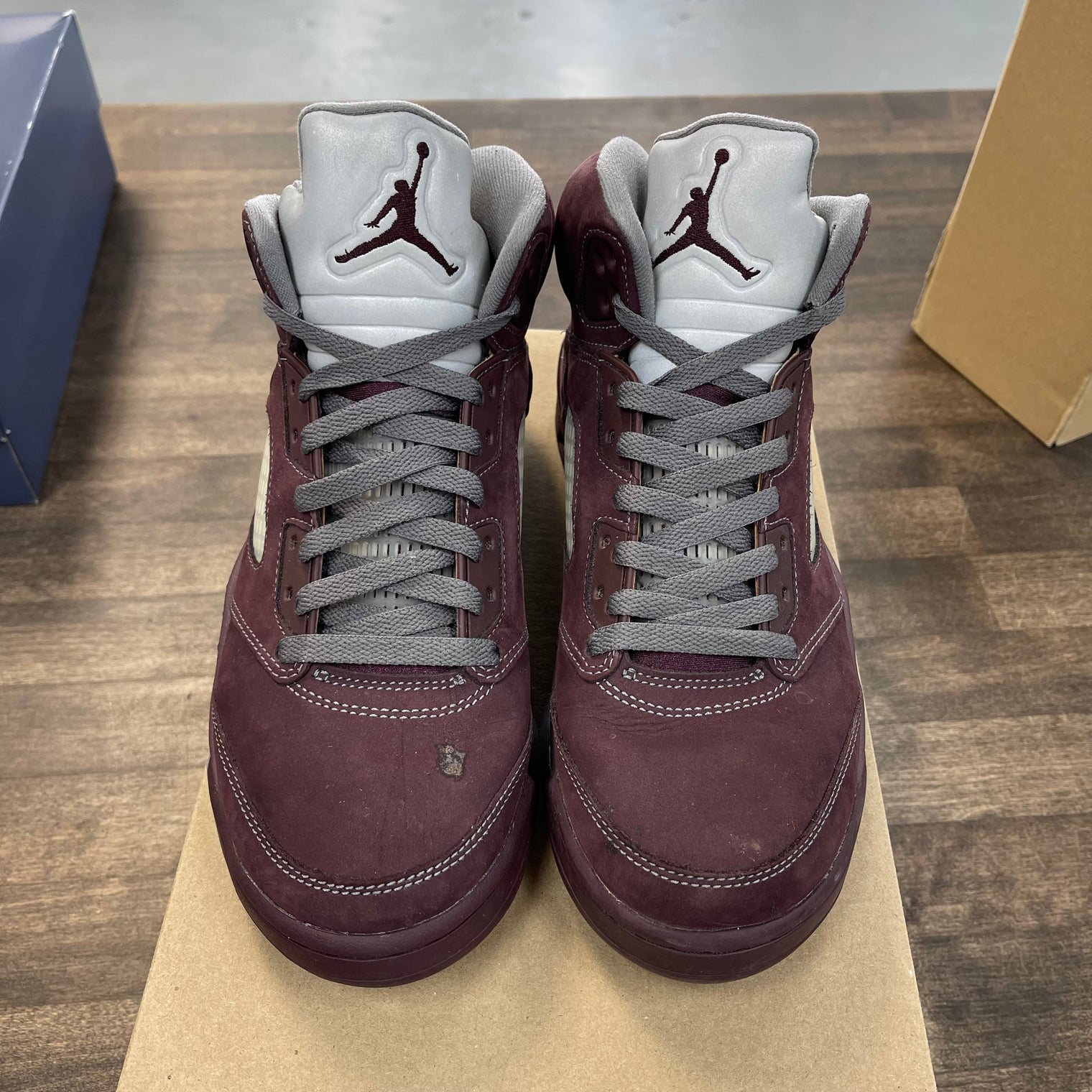 Burgundy Jordan 5 (USED No Box)