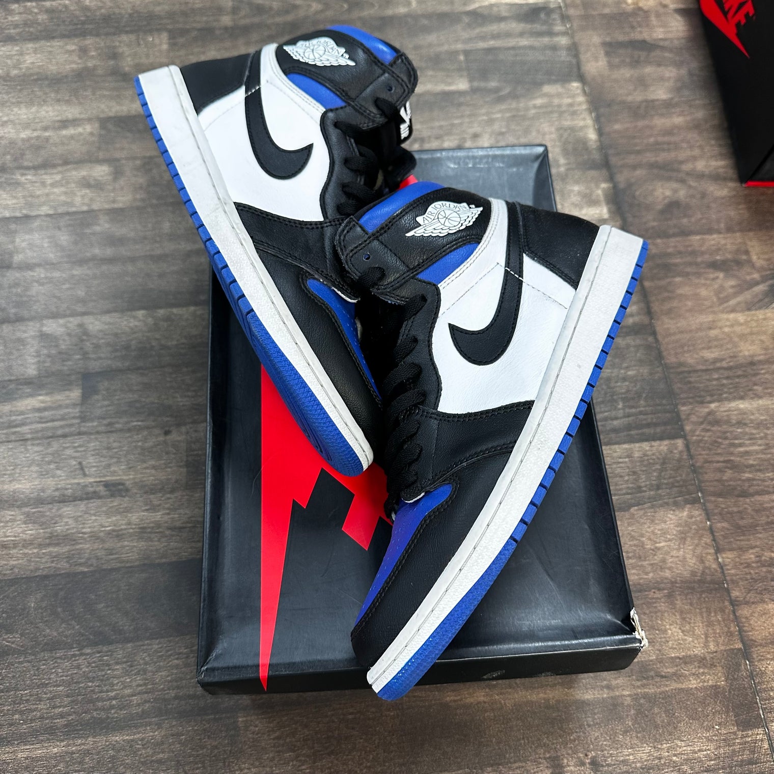 Royal Toe Jordan 1 High (USED)