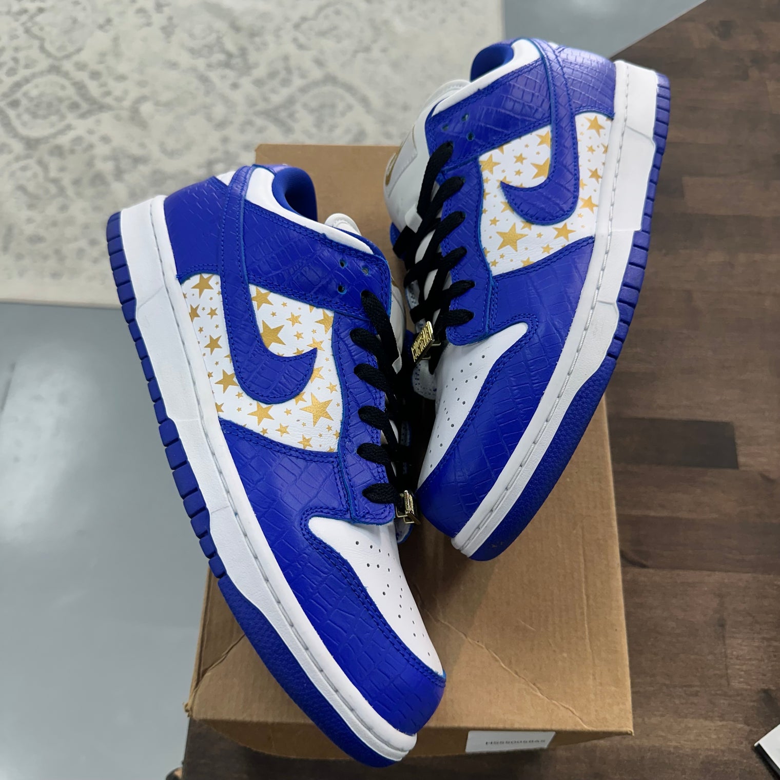 Supreme Stars Hyper Royal SB Dunk Low (USED, No Box)