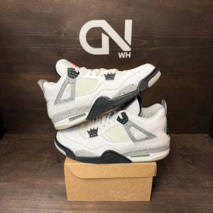 Jordan 4 Retro White Cement (2016) Size 11 (Pre-Owned) - Image 1