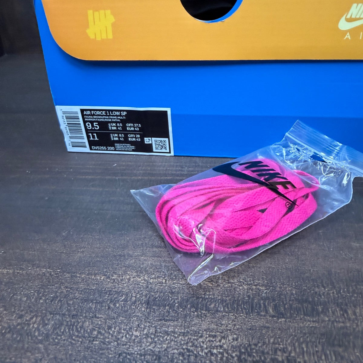 Nike Air Force 1 Low SP Undefeated Multi-Patent Pink Prime - Image 8