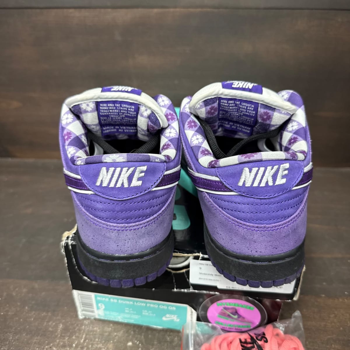 Nike SB Dunk Low Concepts Purple Lobster Size 9 (Pre-Owned) - sole