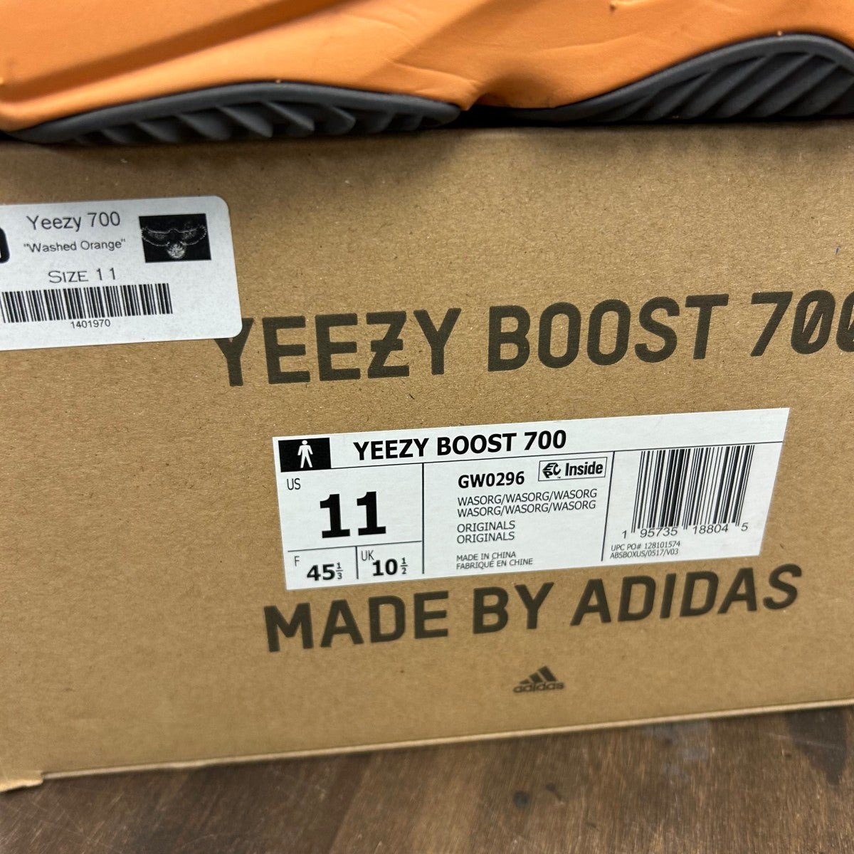 adidas Yeezy Boost 700 Wash Orange - Image 6