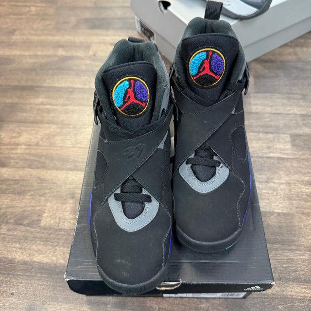 Aqua Jordan 8 (GS) (USED, Replacement Box)