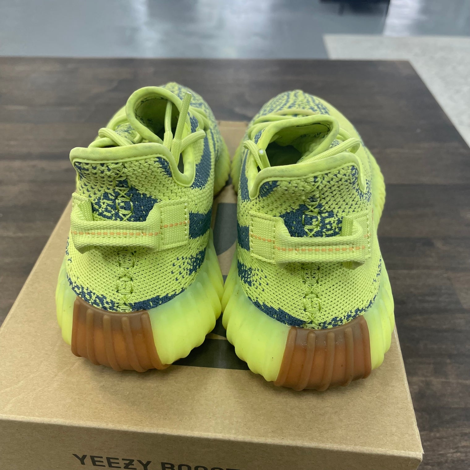 Semi Frozen Yellow Yeezy 350 (USED)