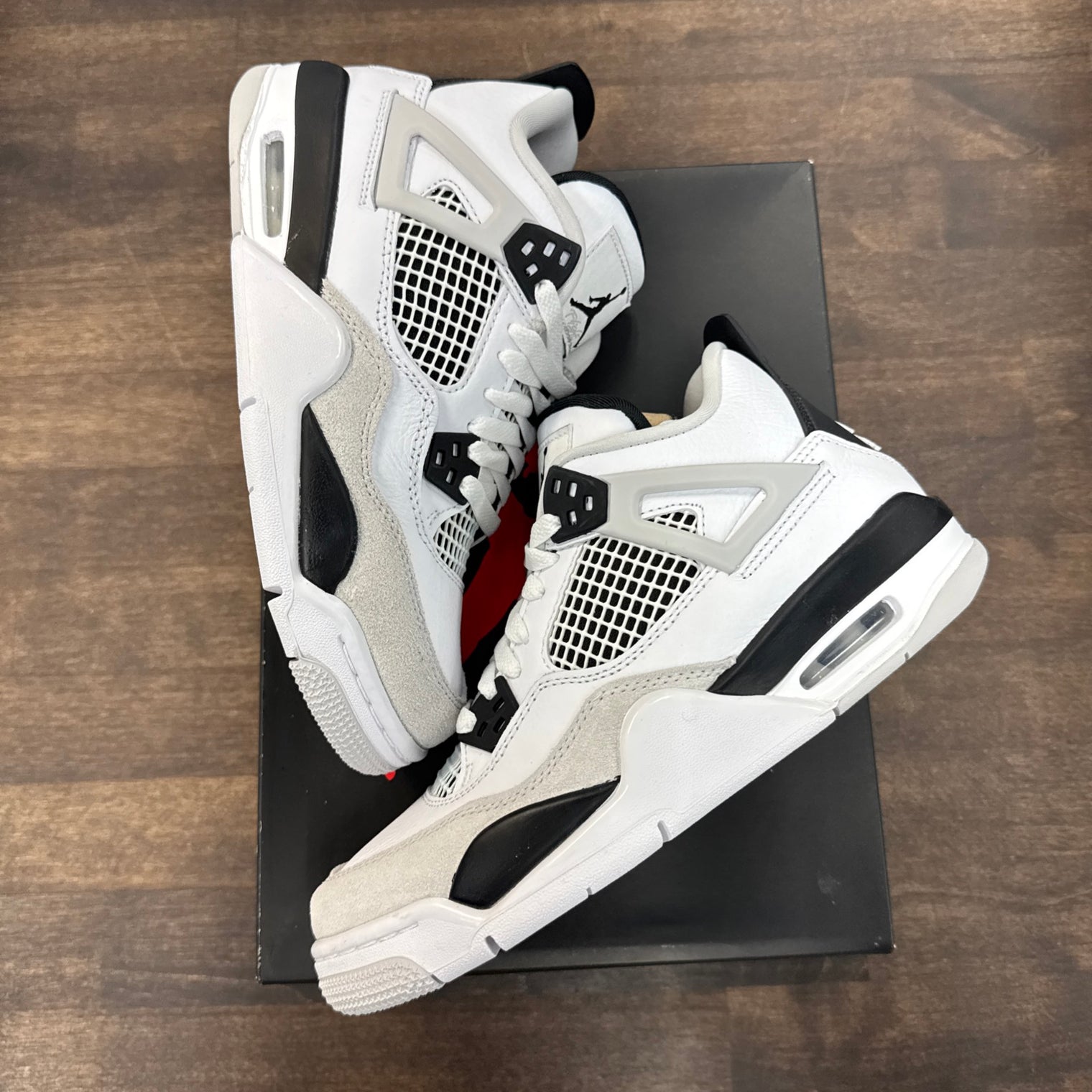Military Black Jordan 4 (GS) (NEW with defects)