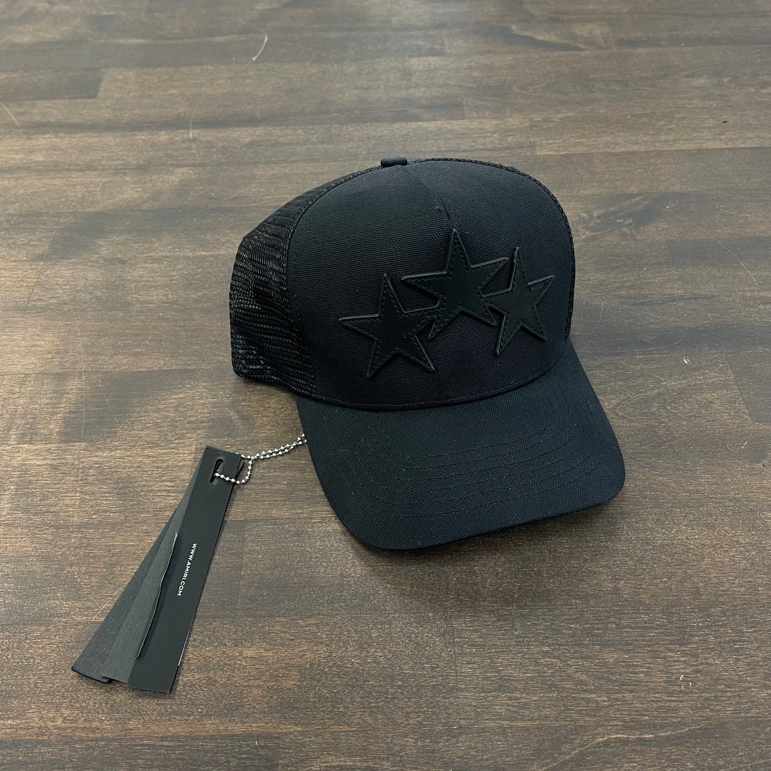 Amiri Star Trucker Hat Black (Like New)