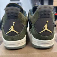 Craft Medium Olive Jordan 4 Retro (USED, No Box)