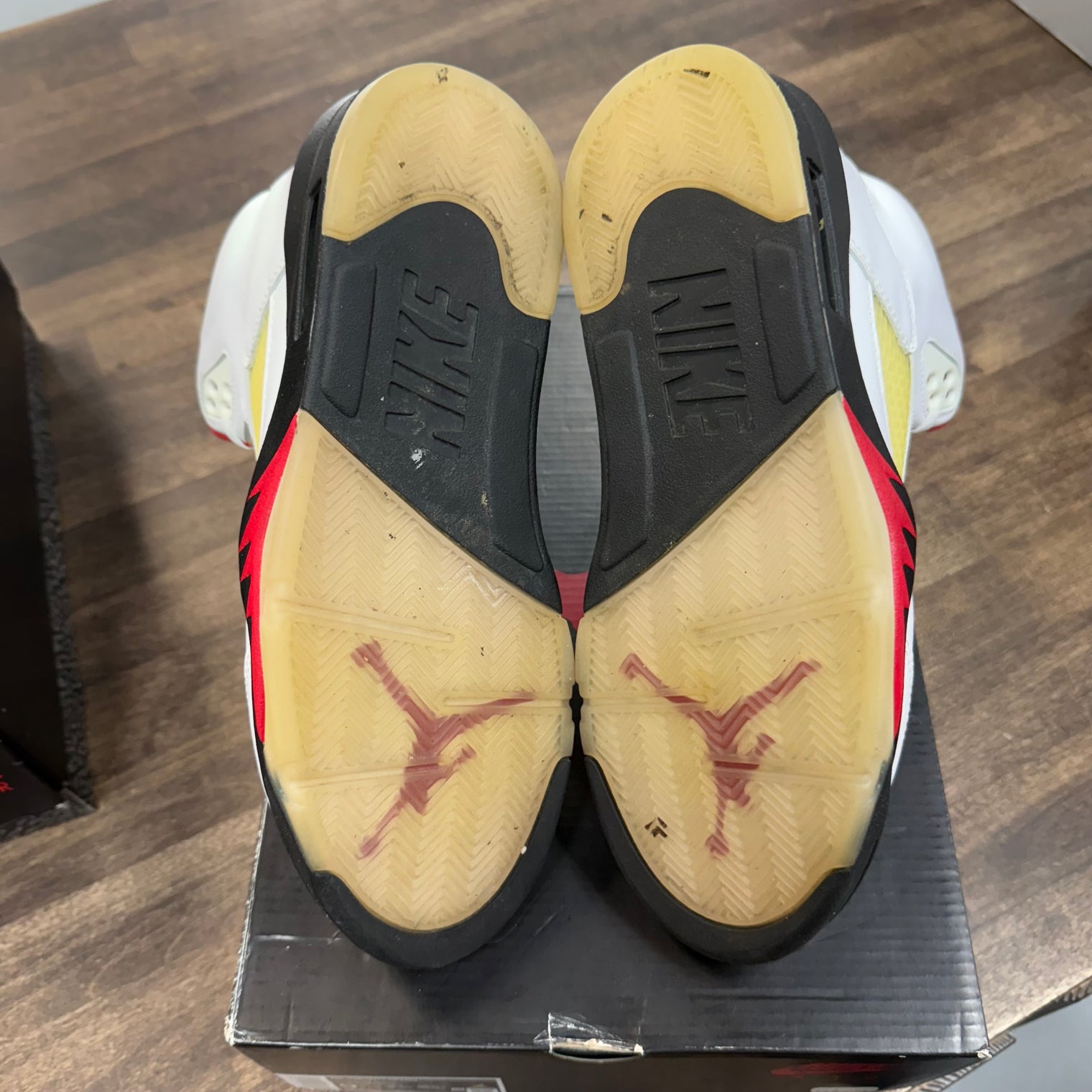 Fire Red Jordan 5 (USED)