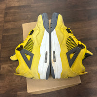 Lightning Jordan 4 Retro (USED, no box)