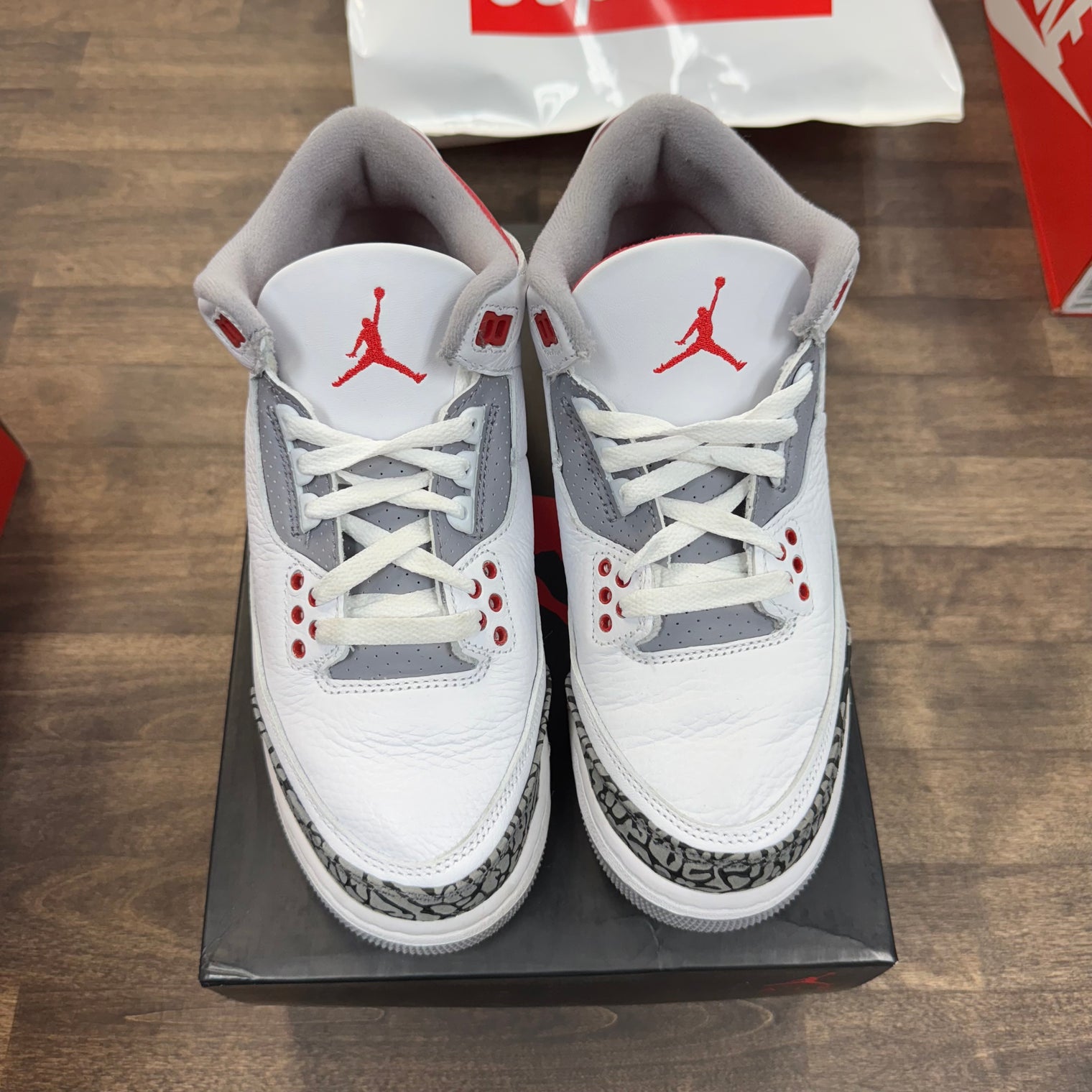 Fire Red Jordan 3 (GS) (USED)