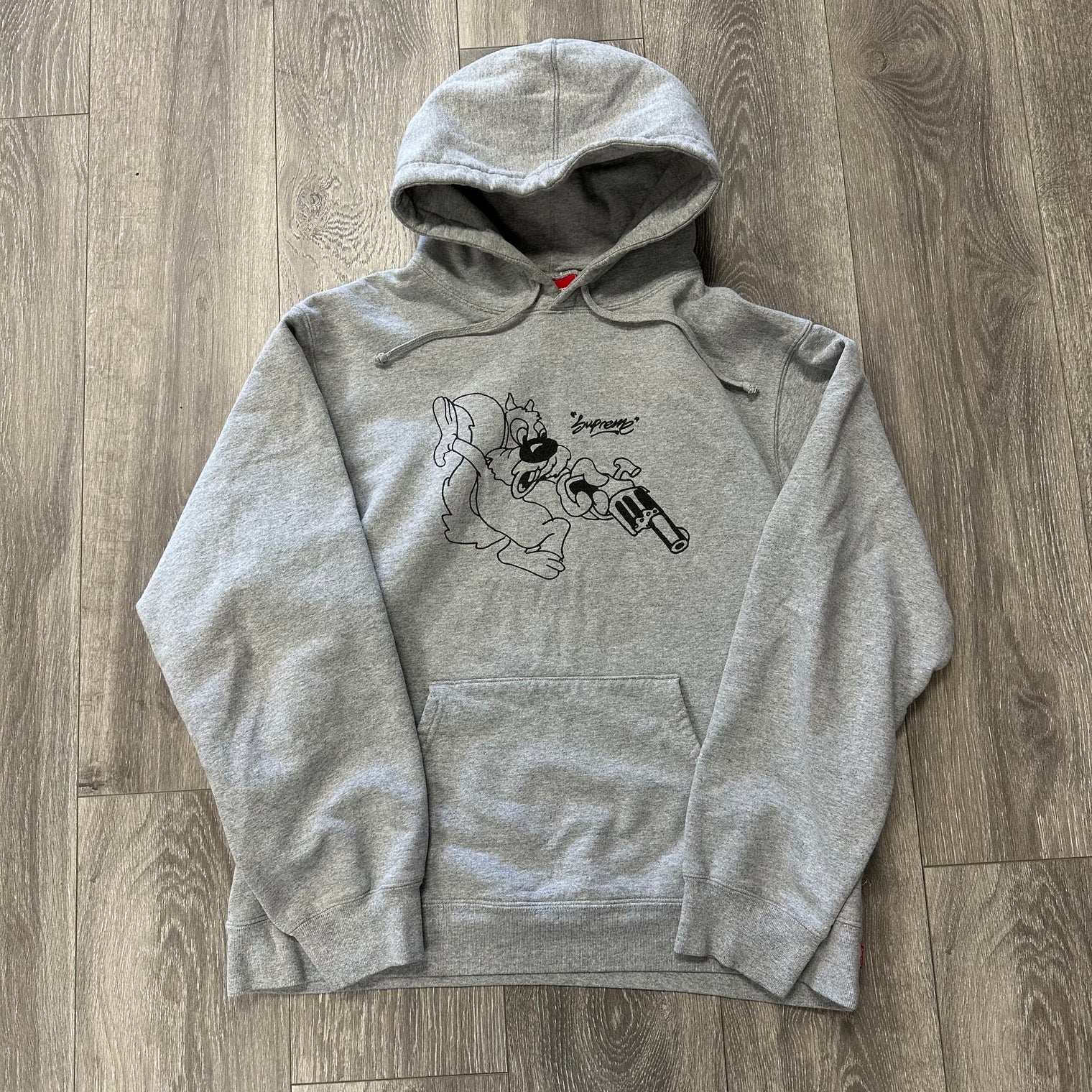 Supreme Lee Hoodie Gray (Used)