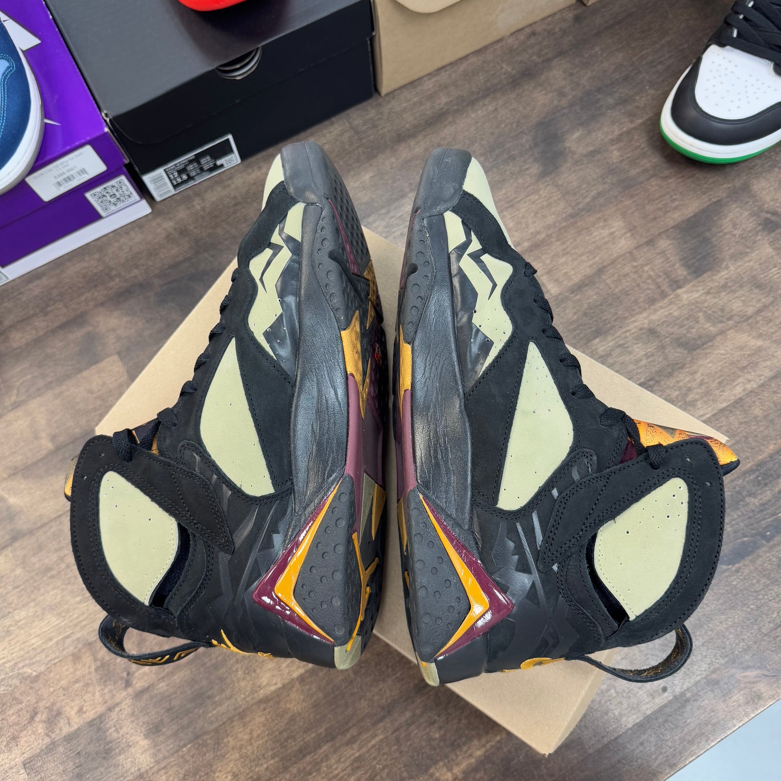 Black Olive Jordan 7 (USED, No Box)