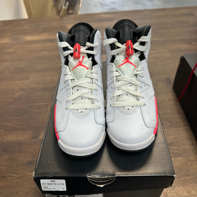 White Infrared Jordan 6 (GS) (USED)