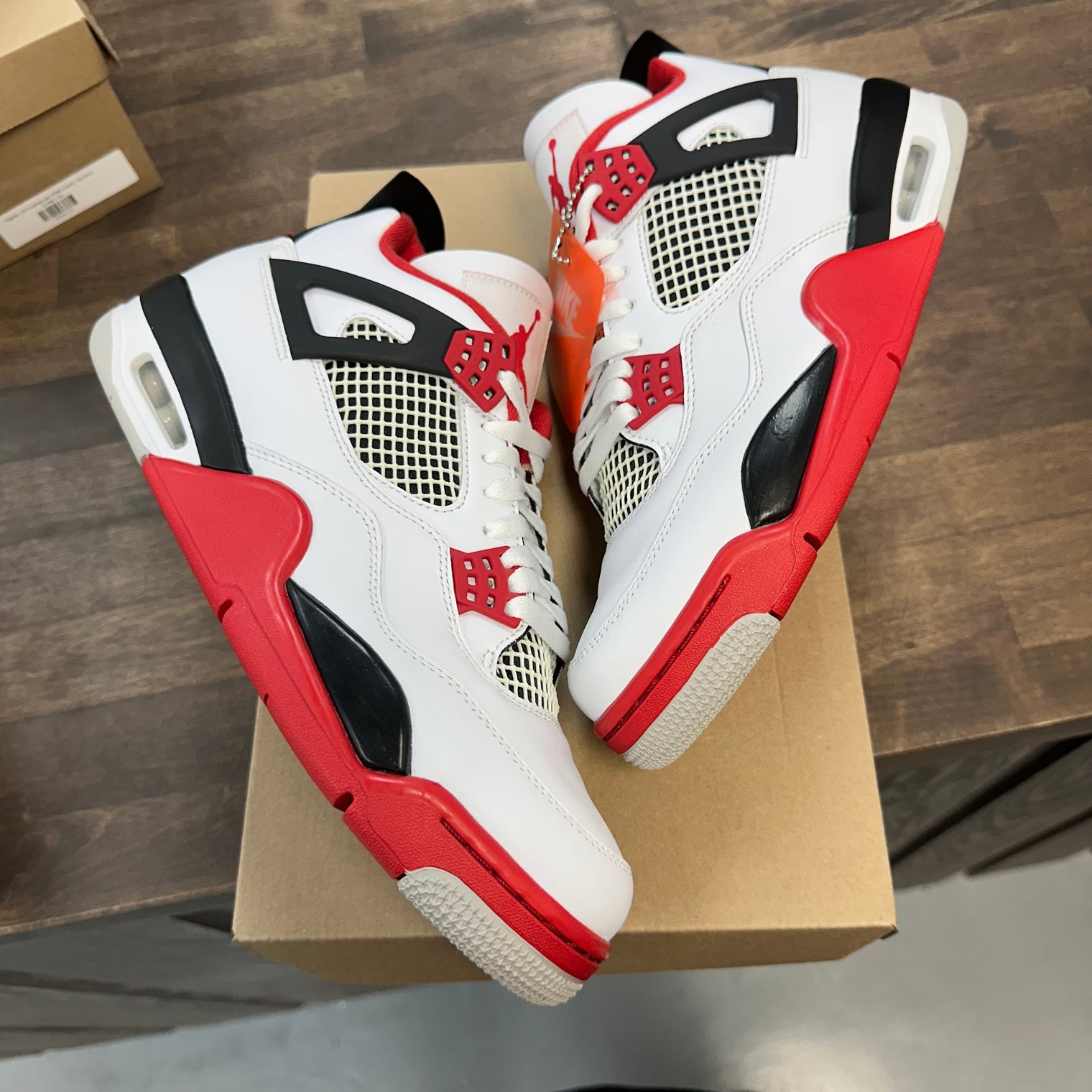 Fire Red Jordan 4 (No Box)