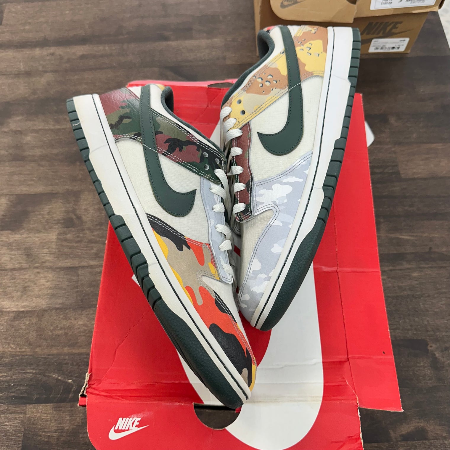 Camo Nike Dunk Low (USED)