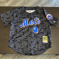 Bape Mets Mitchell & Ness Jersey (Used)