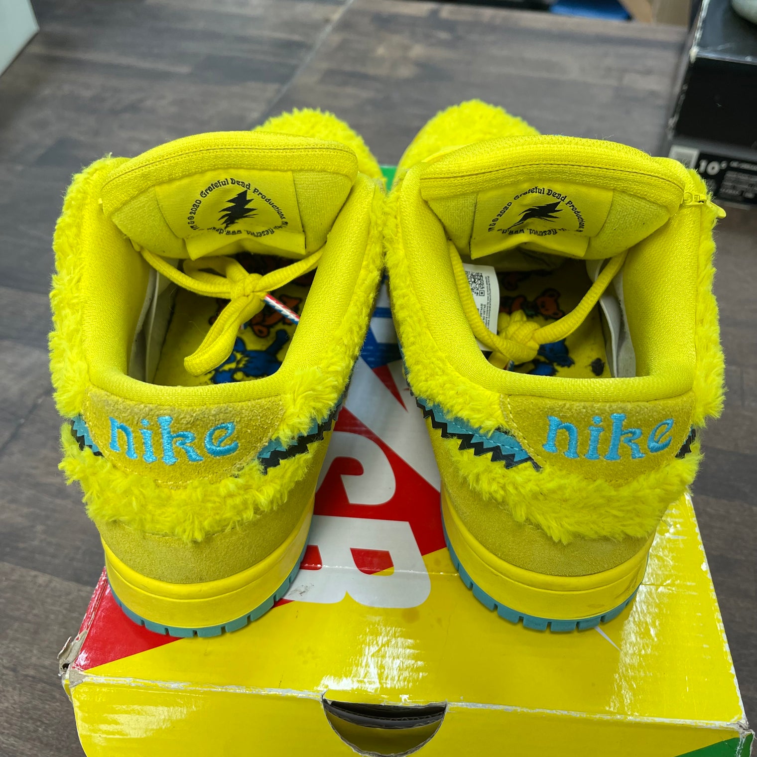 Grateful Dead Bears Opti Yellow SB Dunk Low (USED)