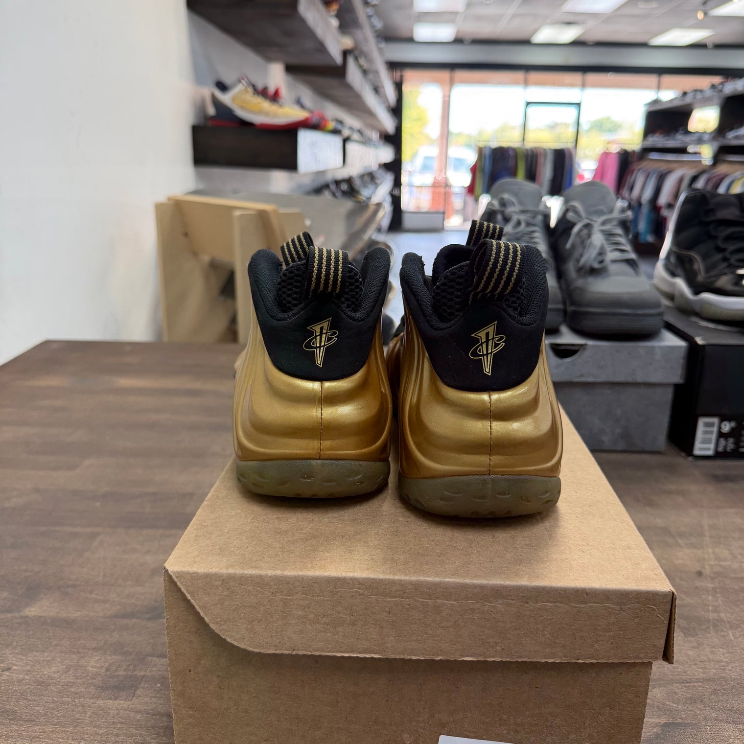 Metallic Gold Nike Foamposite One (USED, No Box)