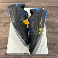 Off-White Jordan 2 Black Blue Low (USED)