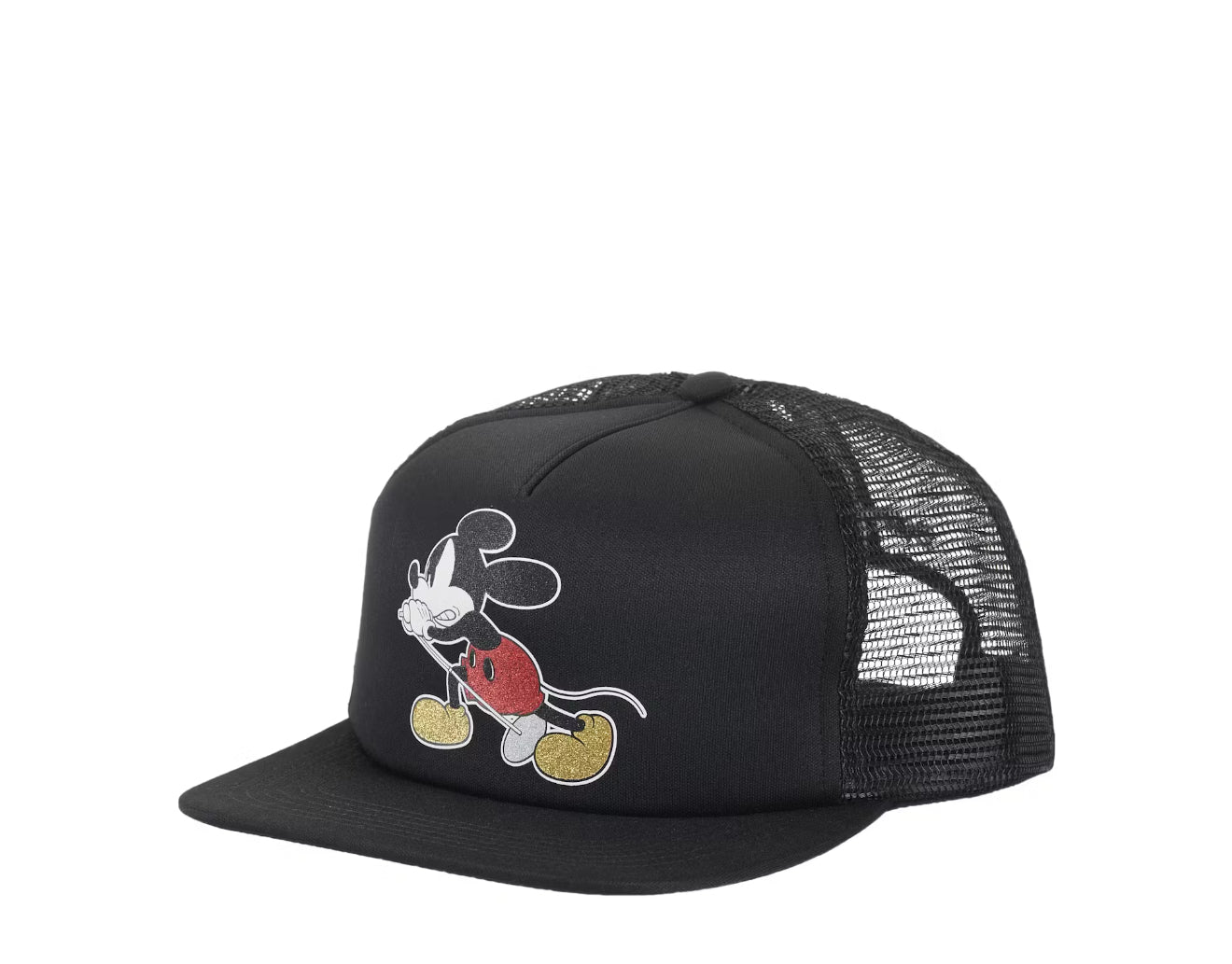 Supreme Numbered (N)ine Mickey Mesh Black 5-Panel Trucker