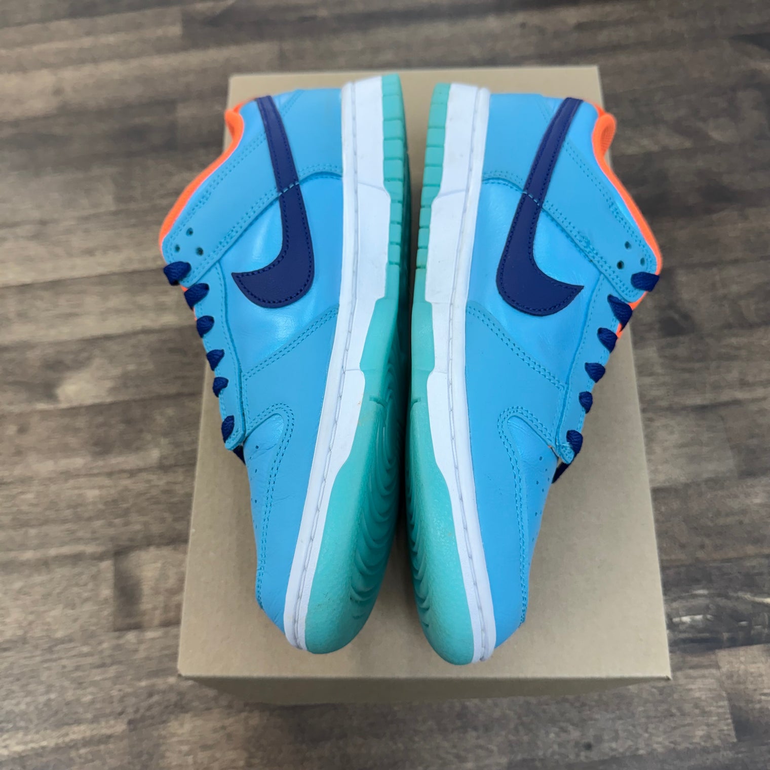 Baltic Blue Total Orange Dunk Low (USED, No Box)
