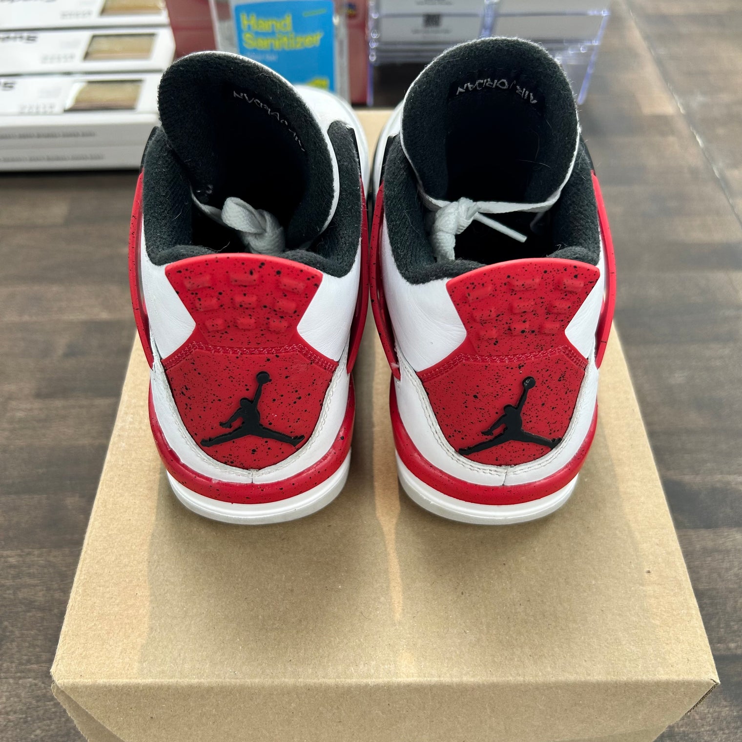 Red Cement Jordan 4 (GS) (USED, No Box)