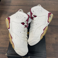 (GS) Maroon Jordan 6 (USED)