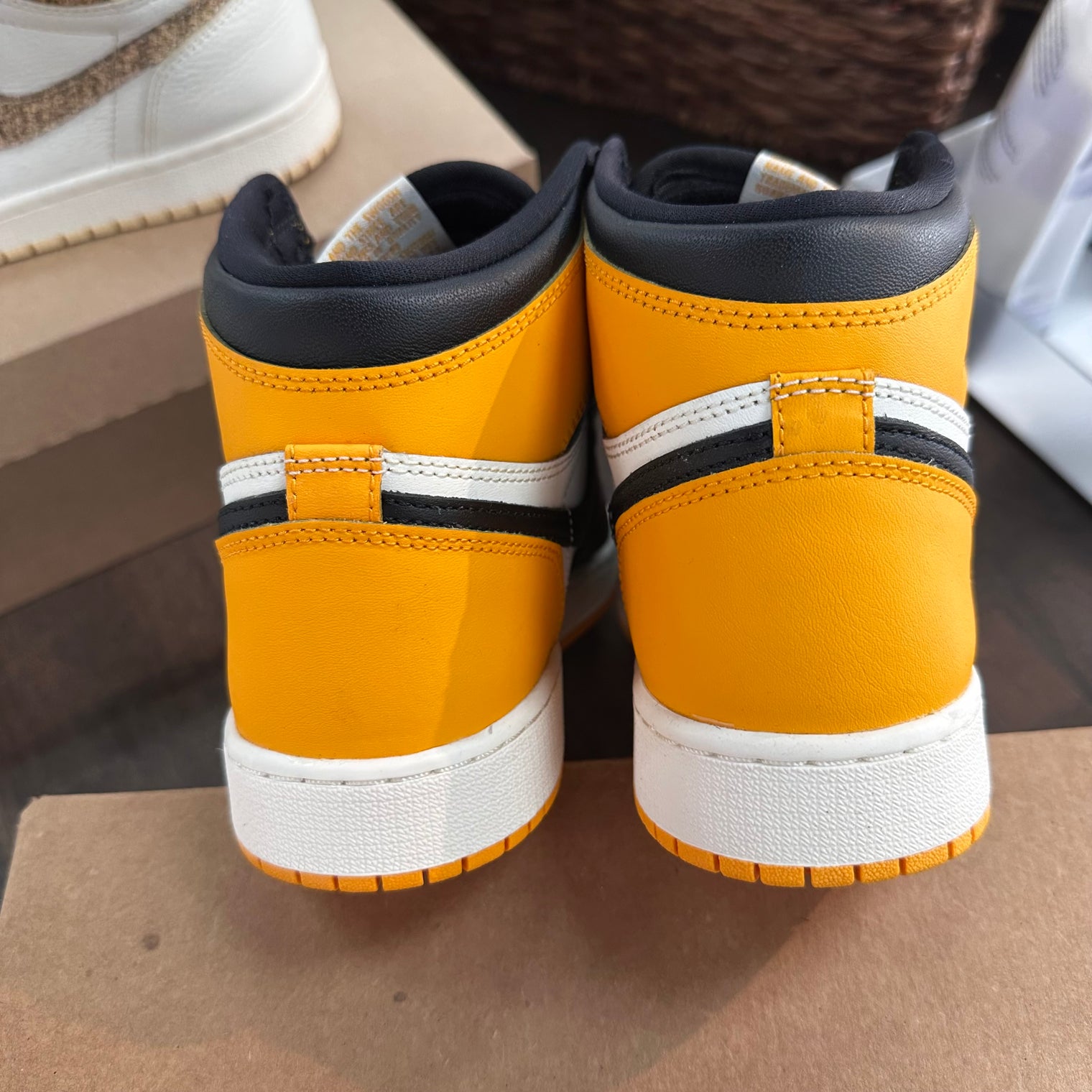 Yellow Toe Taxi Jordan 1 High (USED, No Box)