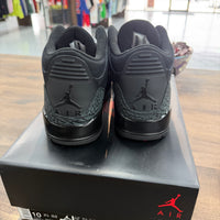 Black Cat Jordan 3 Retro (2025) (Lightly Worn)